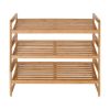 Bamboo 3 Tier Shoe Rack