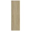 Book Cabinet/Room Divider Sonoma Oak 23.6"x11.8"x40.6" Engineered Wood