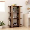 Book Cabinet/Room Divider Brown Oak 31.5"x11.8"x48.6"