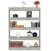 Book Cabinet/Room Divider Concrete Gray 39.4"x11.8"x53.1"