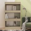 Book Cabinet/Room Divider Sonoma Oak 23.6"x11.8"x40.6" Engineered Wood