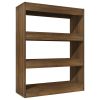Book Cabinet/Room Divider Brown Oak 31.5"x11.8"x40.6" Engineered wood