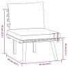 8 Piece Patio Lounge Set with Cushions Solid Acacia Wood