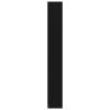 5-Tier Book Cabinet Black 15.7"x9.4"x68.9" Engineered Wood