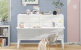 Queen Size Murphy Bed with Built-In Charging Station and a Shelf