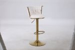 Bar Stools with Back and Footrest Counter Height Dining Chairs(2PCS/CTN)