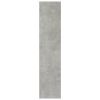 Book Cabinet/Room Divider Concrete Gray 39.4"x11.8"x53.1"
