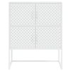 Highboard White 31.5"x13.8"x39.4" Steel