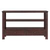 [Not allowed to sell to Wayfair]U_STYLE 51.2'' Modern Console Table Sofa Table for Living Room with 2 Drawers and 2 Shelves