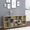 Book Cabinet Sonoma Oak 26.4"x9.4"x63.4" Engineered Wood