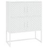 Highboard White 31.5"x13.8"x39.4" Steel