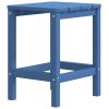 Patio Adirondack Chairs with Table HDPE Aqua Blue