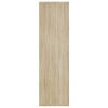 Book Cabinet/Room Divider Sonoma Oak 31.5"x11.8"x40.6" Engineered wood