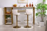 Bar Stools with Back and Footrest Counter Height Dining Chairs(2PCS/CTN)