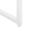 Highboard White 31.5"x13.8"x39.4" Steel