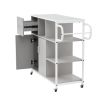 KITCH storage cabinet GRY; move with roller..