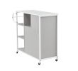 KITCH storage cabinet GRY; move with roller..