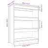 Book Cabinet/Room Divider Brown Oak 31.5"x11.8"x40.6" Engineered wood