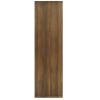 Book Cabinet/Room Divider Brown Oak 31.5"x11.8"x40.6" Engineered wood