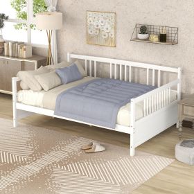 Full Size Daybed with Support Legs (Color: White)