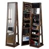 Full Length Mirror 360Â° Swivel Jewelry Cabinet