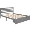 Queen Size Platform Bed with Drawers