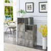 Storage 3 Door Cabinet with Shelf, Black