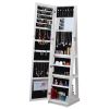 Full Length Mirror 360Â° Swivel Jewelry Cabinet