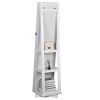 Full Length Mirror 360Â° Swivel Jewelry Cabinet