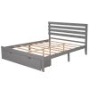 Queen Size Platform Bed with Drawers