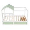 Full Size House Bed with Roof, Window and Drawer